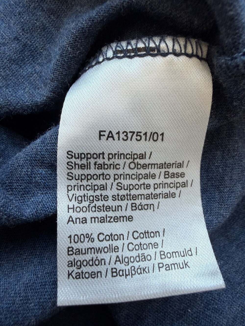 Lacoste Men's Regular Fit Crew Neck Pima Cotton Jersey T-Shirt in Navy Blue - Picture 4 of 6